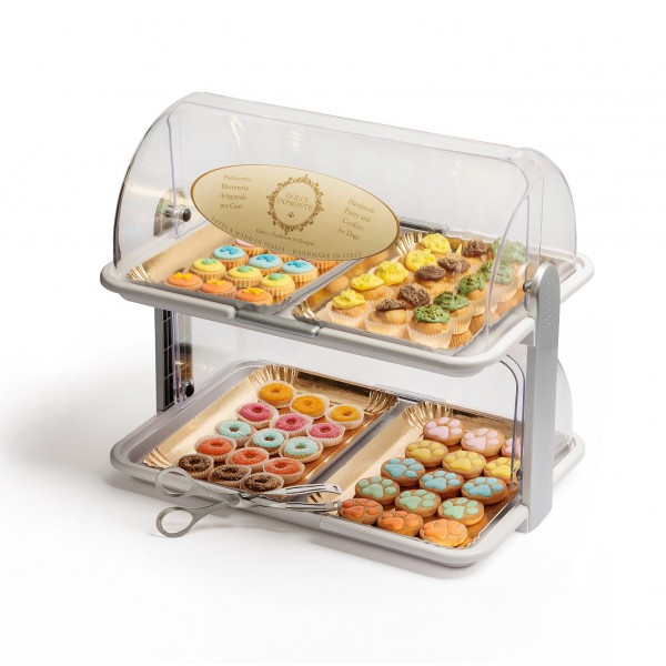 Dolci Impronte - Display Pasticceria  - Due Ripiani -