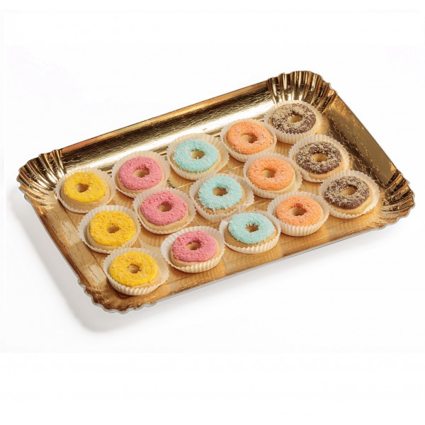 Dolci Impronte - Vassoio 15 Mini Donuts – Decorati a mano - 215gr