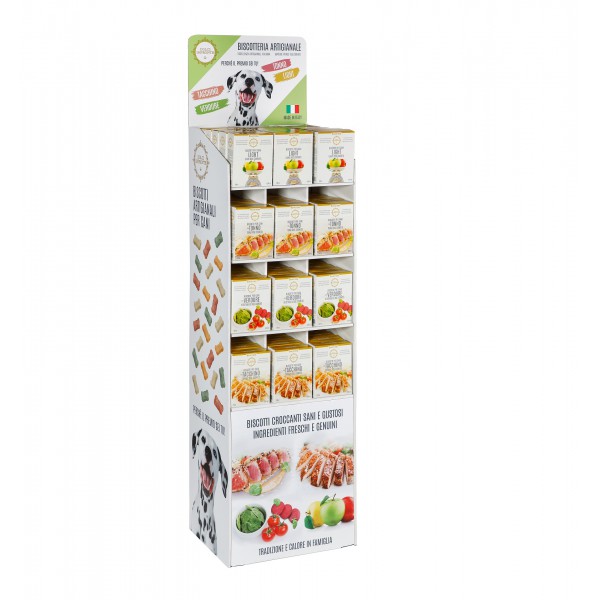 Dolci Impronte® - Display with 72 Boxes - Biscuits Collection