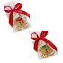 Dolci Impronte  Xmas  Ginger  con Sciarpa - 24  gr - Rosso o Verde -