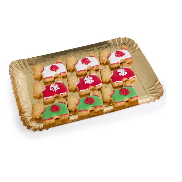 Dolci Impronte Tray with Christmas Puppies - 225g