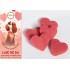 Dolci Impronte - Love me do - 6 packs of biscuits 80 g - raspberry flavour