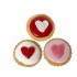 Dolci Impronte - Vassoio 15 cupcakes  con Cuore Decorati a Mano - 260gr