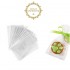 Dolci Impronte - 100 Food Bags 15x25cm, for Pastry, with 100 Seals