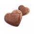 Dolci Impronte Trilogy Collection - Baci di Cuore - Carob Biscuits 180g in Laminated Box -3 box package