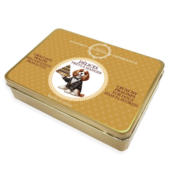 Dolci Impronte - Trilogy Collection  Delicacies Prêt à manger - Shortbread Pralines - Tin Box 150g - 3 Box Package