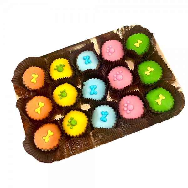 Dolci Impronte - Tray of 15 Handmade Cupcakes - 300g